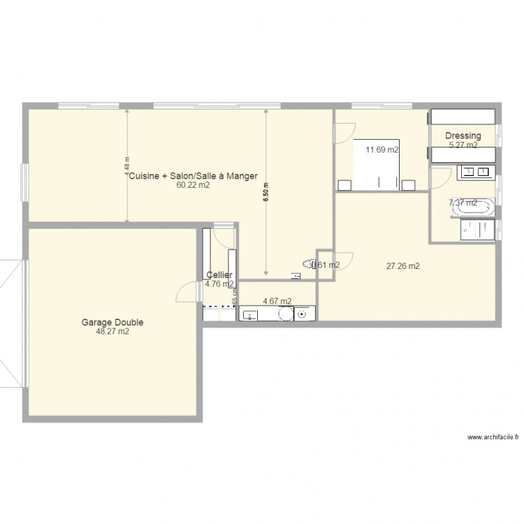 MAISON1. Plan de 0 pièce et 0 m2