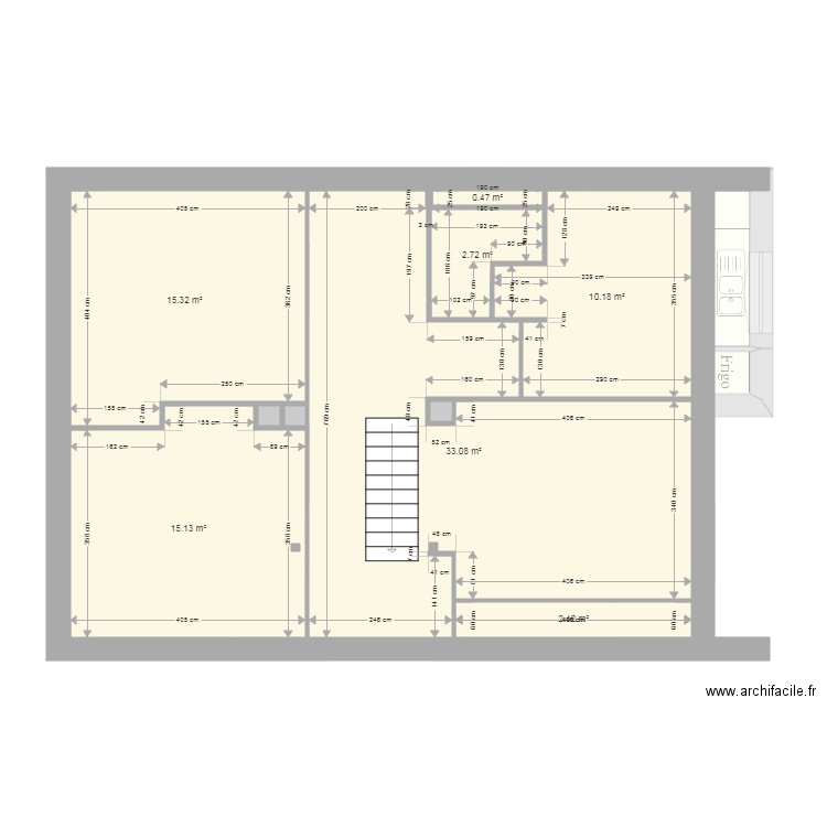 Maison PAPA et MAMAN etage futur 1. Plan de 0 pièce et 0 m2