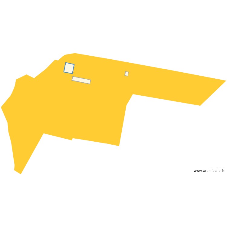 Stade . Plan de 3 pièces et 268 m2