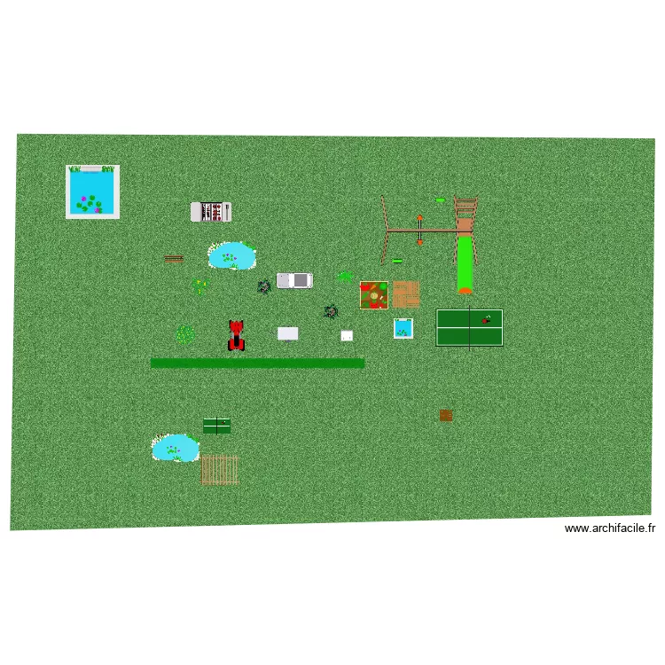 jardin 2 J&eacute;r&eacute;mie. Plan de 