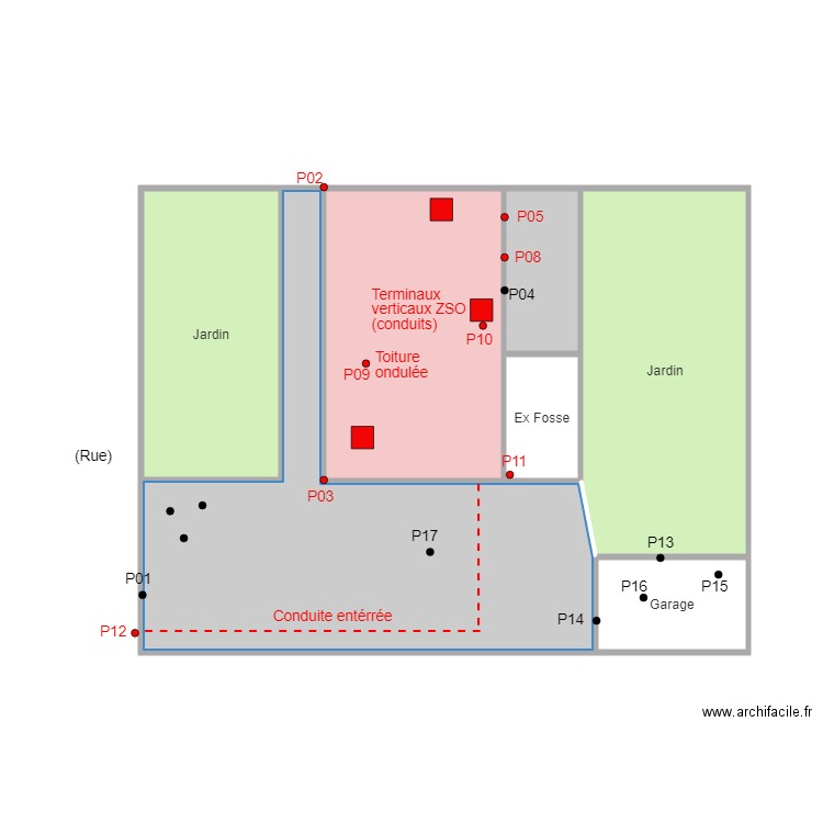 deboulle ext. Plan de 0 pièce et 0 m2