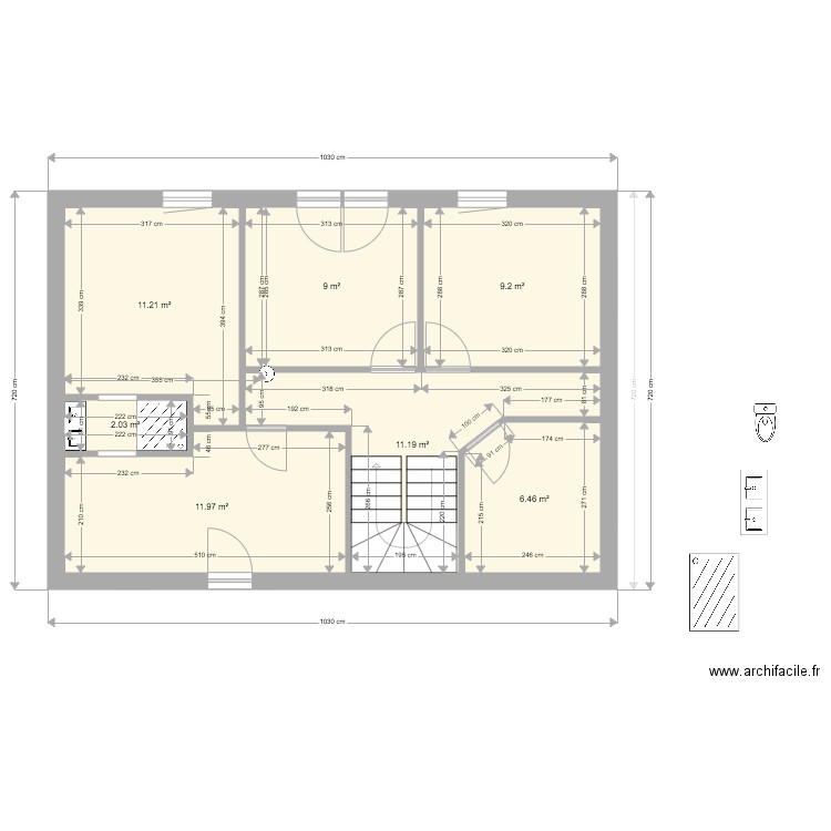 CHALET V2 alain. Plan de 0 pièce et 0 m2