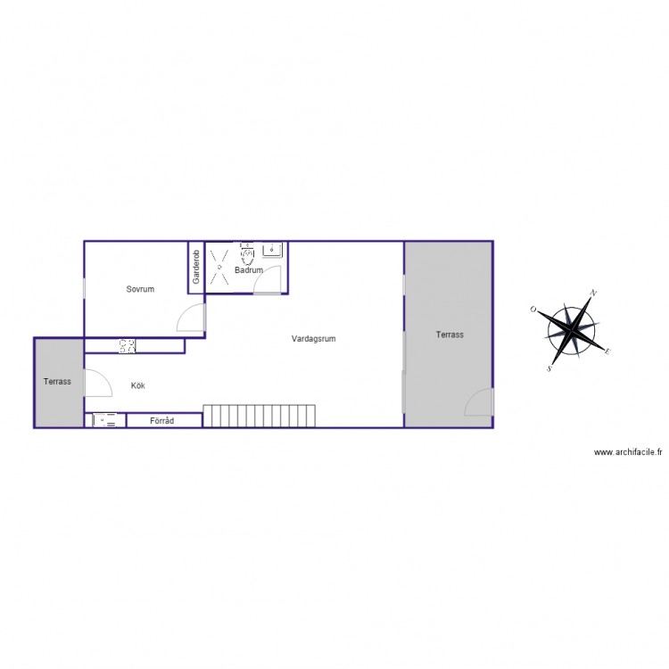 Sinergia två sov. Plan de 0 pièce et 0 m2