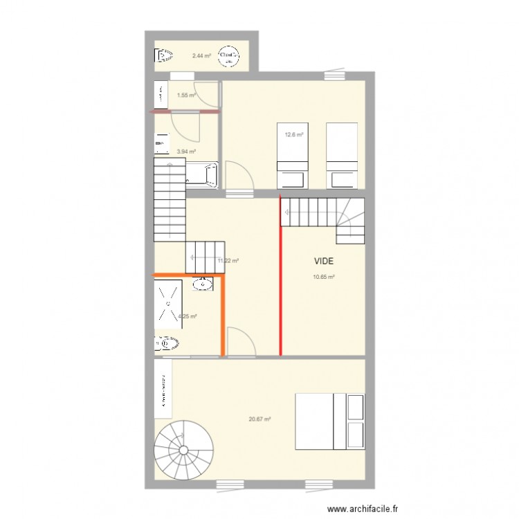 Apptuzes2. Plan de 0 pièce et 0 m2