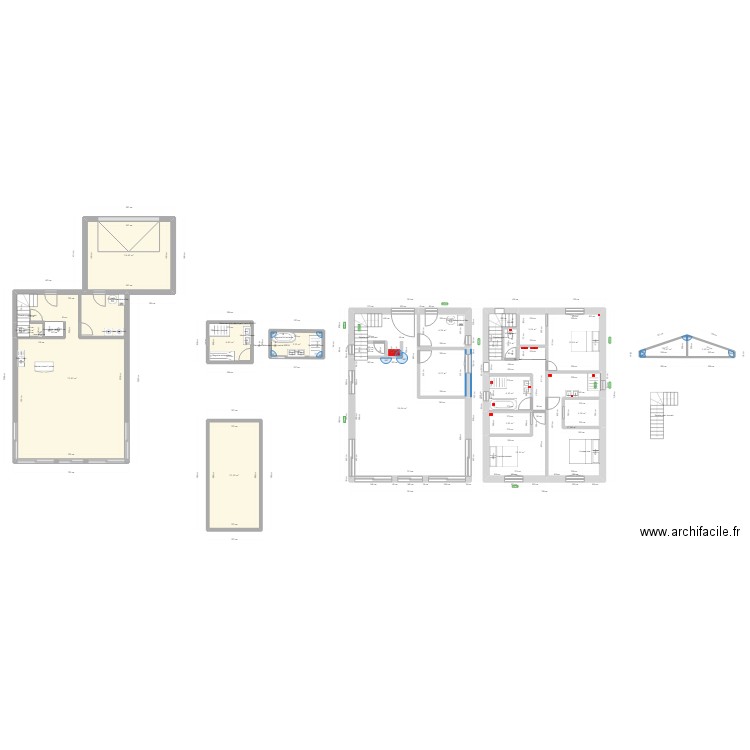 Maison Espaly. Plan de 21 pièces et 286 m2