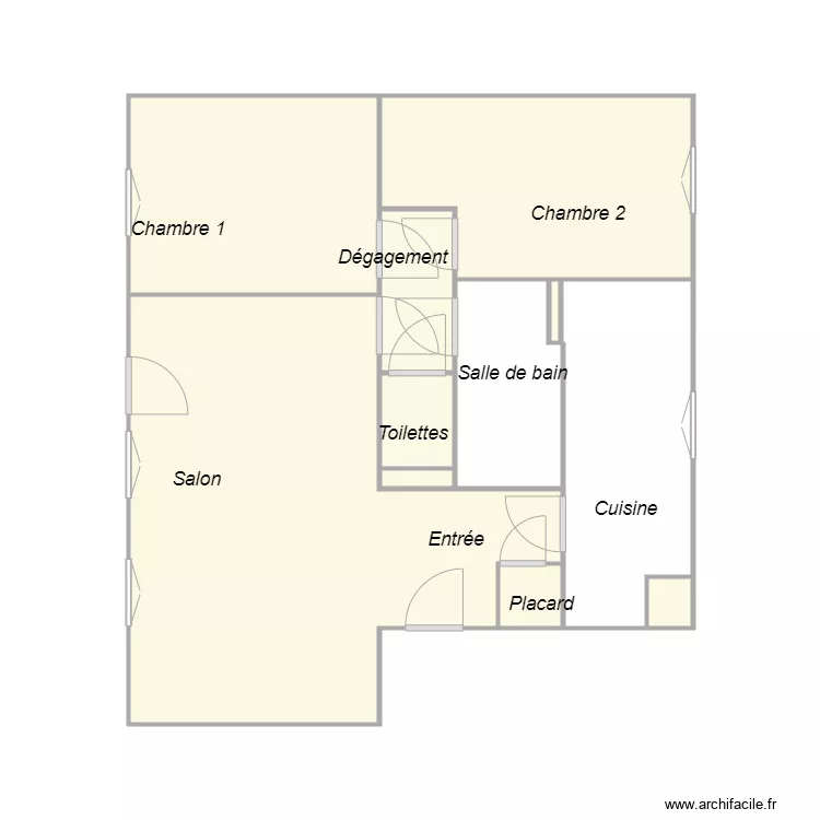 Croquis CORBU. Plan de 