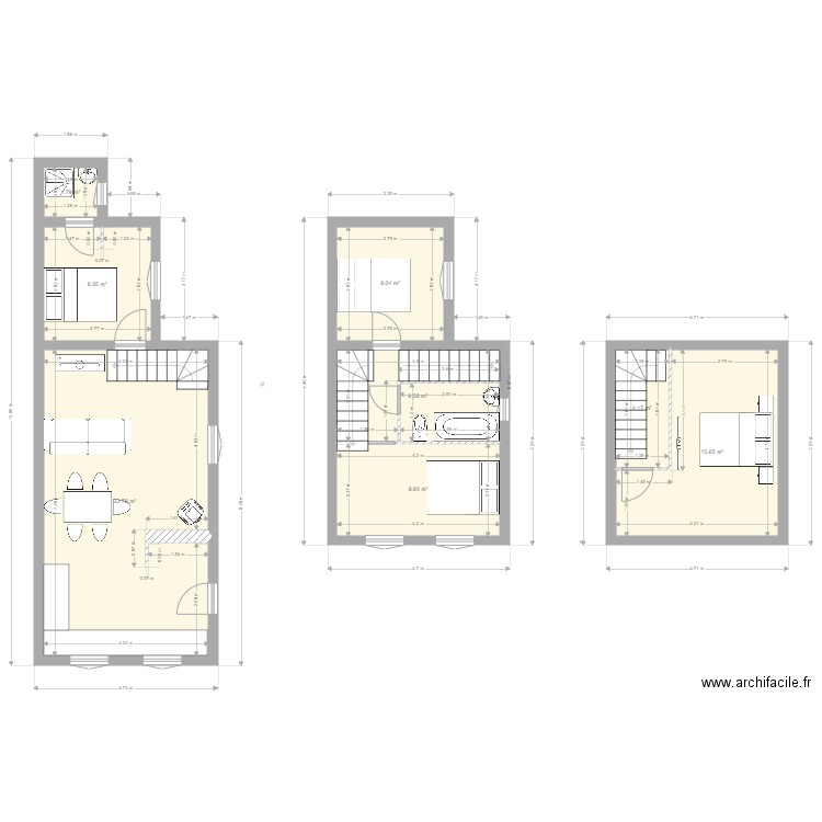 emilie dietrich. Plan de 0 pièce et 0 m2