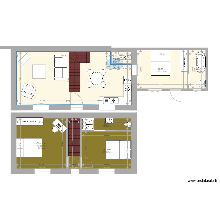 BEAUREGARD. Plan de 0 pièce et 0 m2