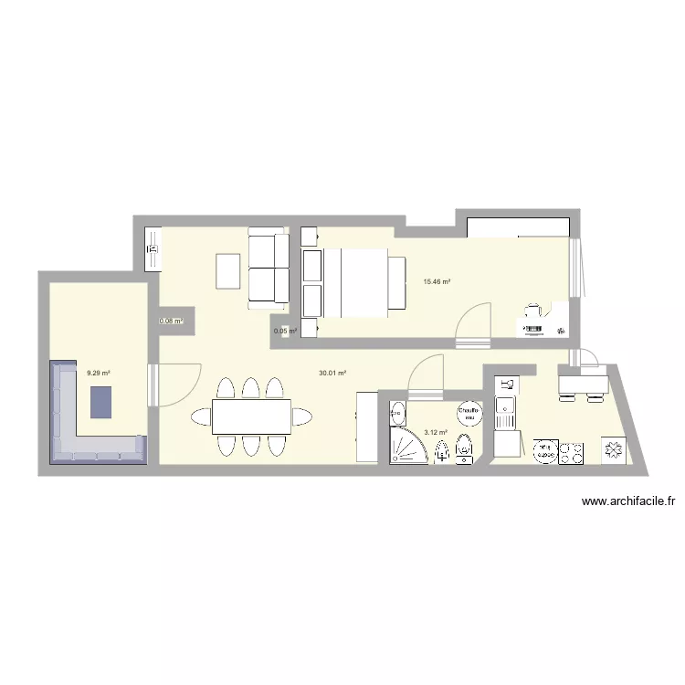 Projet appart. Plan de Projet appart. Plan de