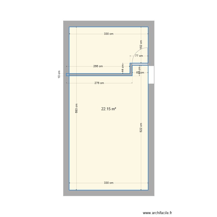 verriere. Plan de 0 pièce et 0 m2