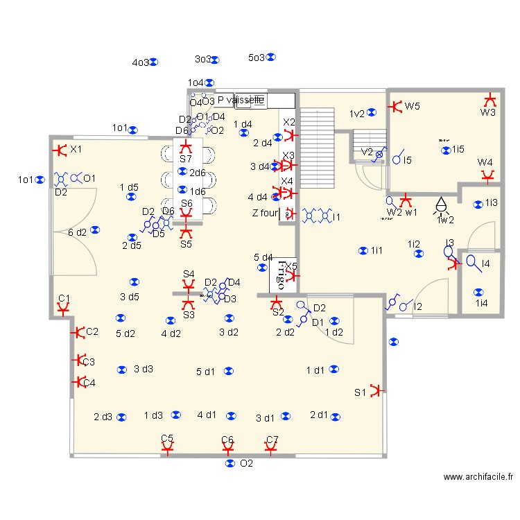 Vieux. Plan de 0 pièce et 0 m2