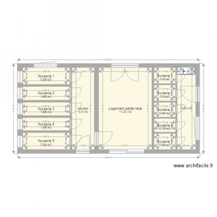 garage. Plan de 0 pièce et 0 m2