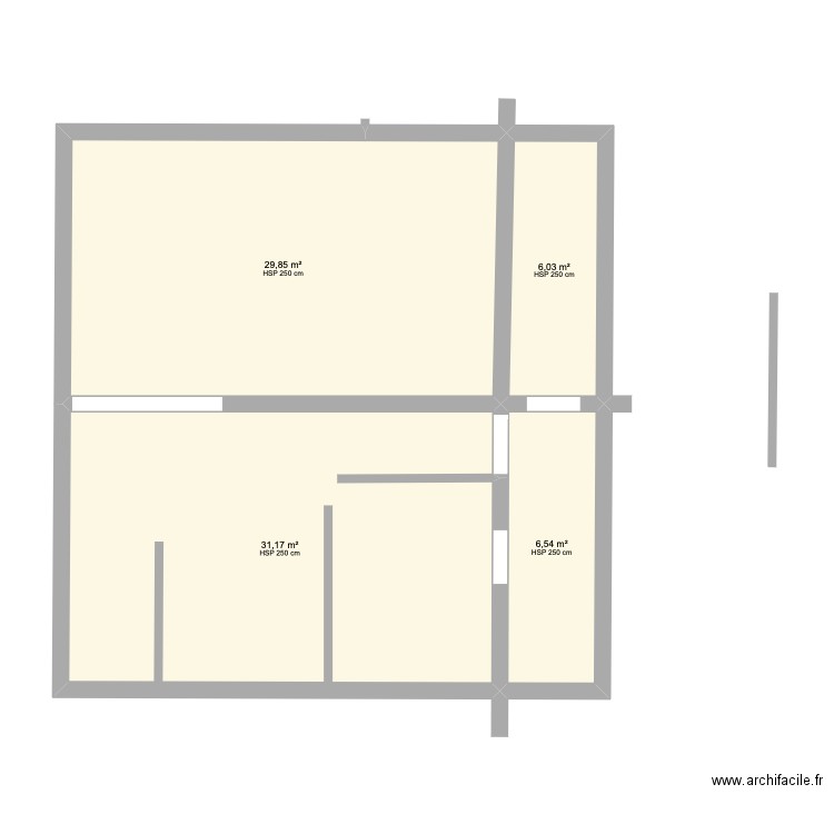 B3 R1 -2. Plan de 0 pièce et 0 m2