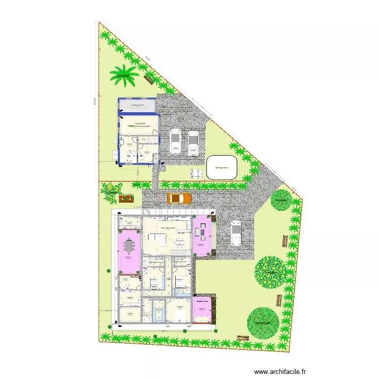 Maison 333-303-1 elec. Plan de 26  et 274 m²