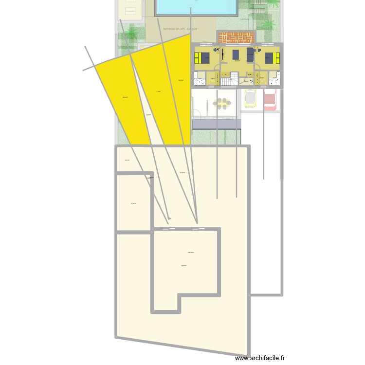 plan RDC dressing modifié. Plan de 0 pièce et 0 m2 plan RDC dressing modifié. Plan de 0 pièce et 0 m2