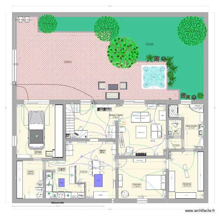 Projet Aixe centre Electricité. Plan de Projet Aixe centre Electricité. Plan de
