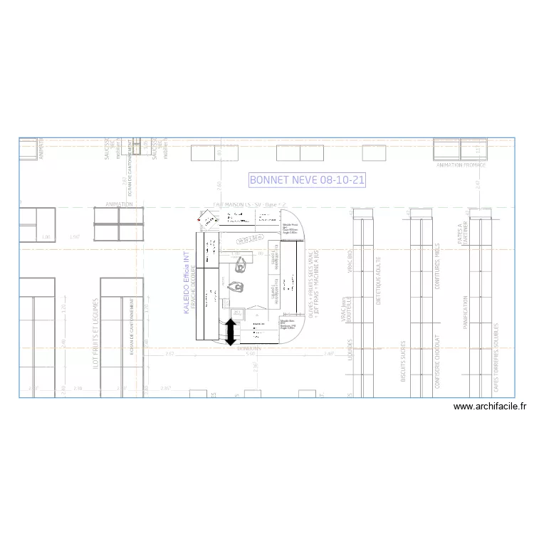 Pouilley les Vignes Bergerie. Plan de Pouilley les Vignes Bergerie. Plan de