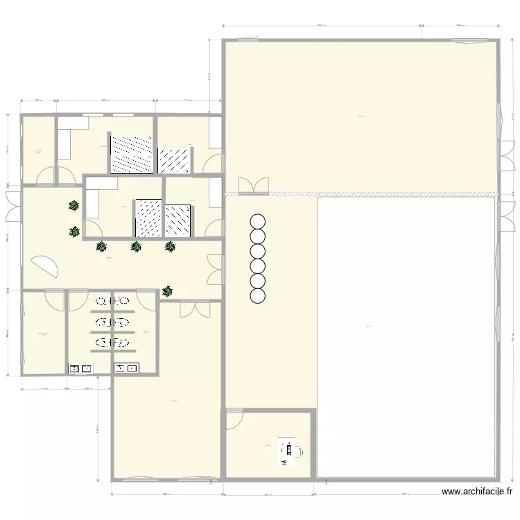 salle de sport 3g. Plan de 