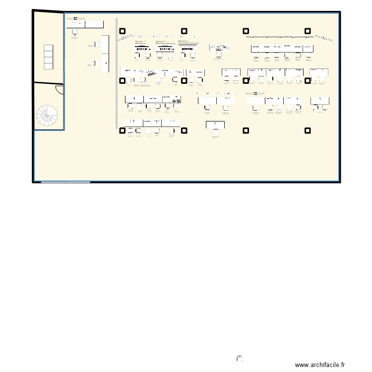 LOL 4 2023 V1. Plan de 15 pièces et 480 m2