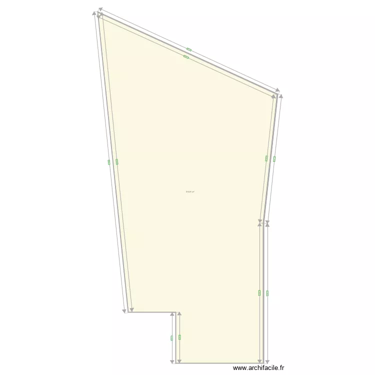 superficie terrain la fresnais. Plan de superficie terrain la fresnais. Plan de