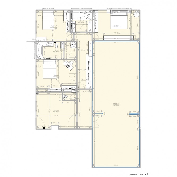 APPARTCUISINEVIDE. Plan de 0 pièce et 0 m2