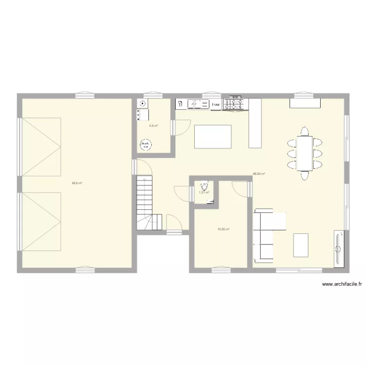 maison. Plan de 