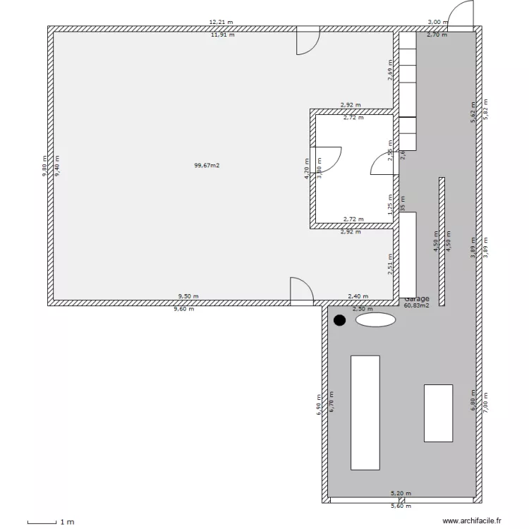 Garage 2. Plan de 