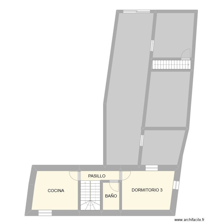PEDRO IV PLANTA 1. Plan de 0 pièce et 0 m2