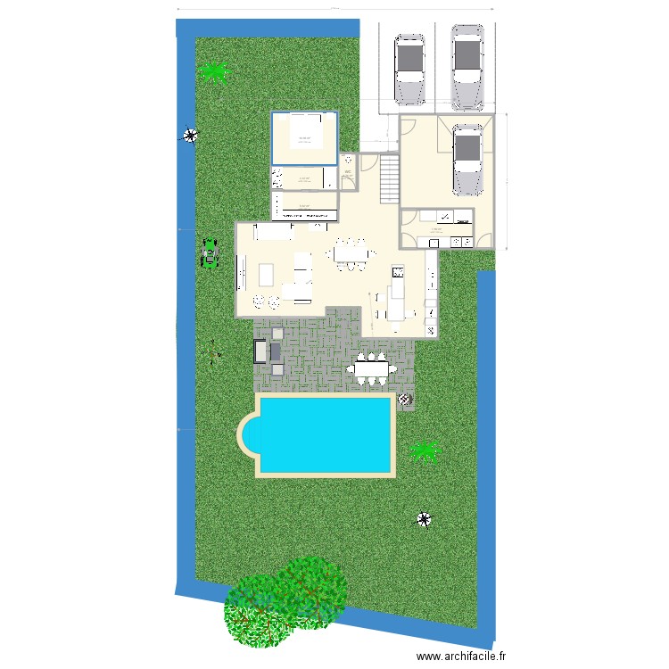 projet avec étage. Plan de 0 pièce et 0 m2