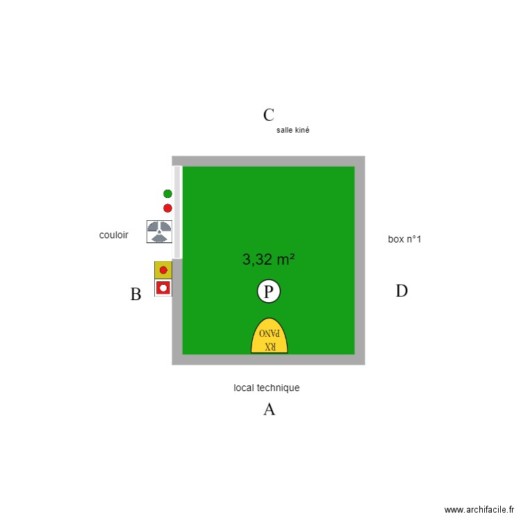 salle pano Dr TRANCHANT A. Plan de 0 pièce et 0 m2