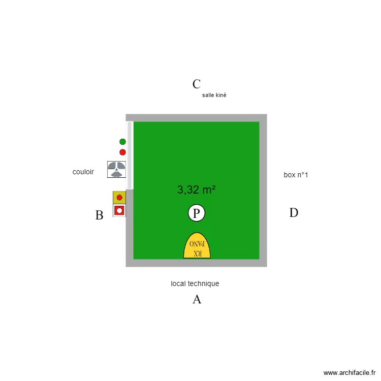 salle pano Dr TRANCHANT A. Plan de 