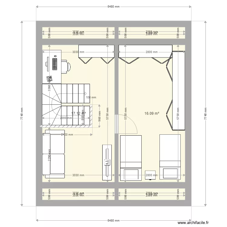 Plan Combles 1. Plan de 