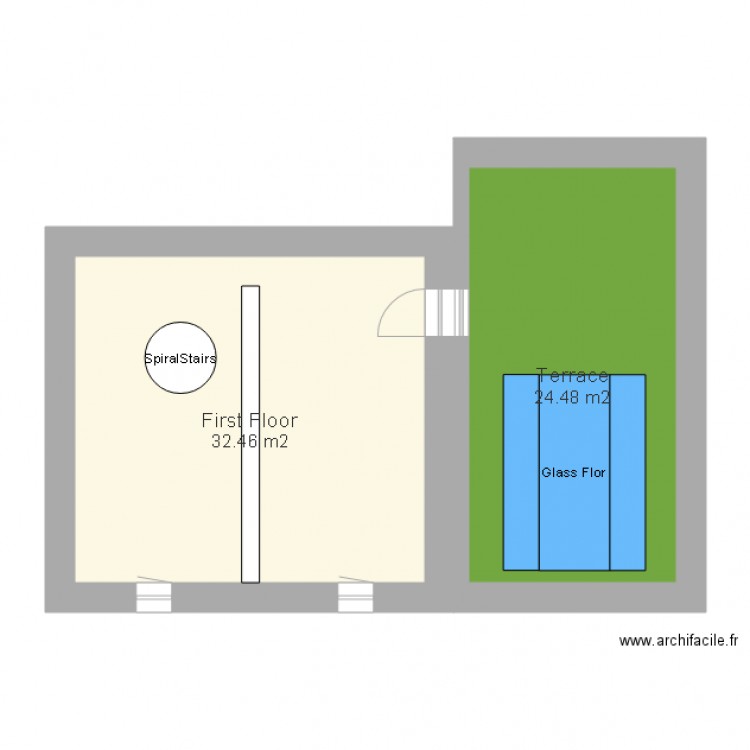 Combles FF GF. Plan de 0 pièce et 0 m2