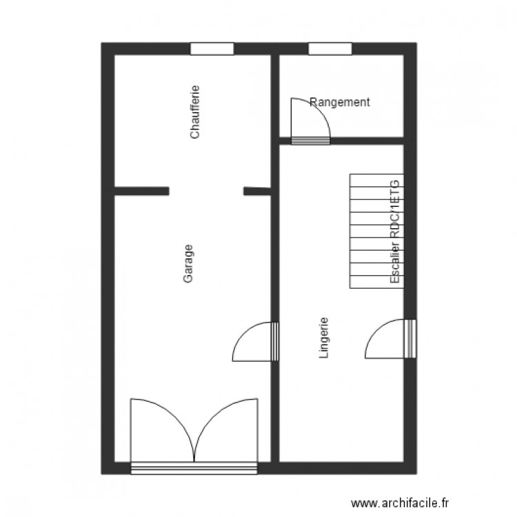 ROCCO RDC. Plan de 0 pièce et 0 m2