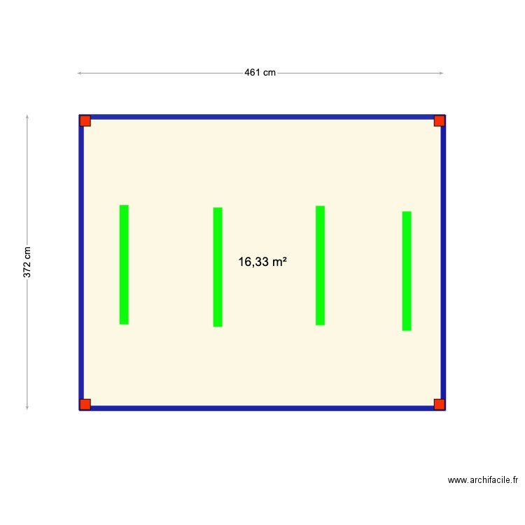 Paulo Matias. Plan de 1 pièce et 16 m2