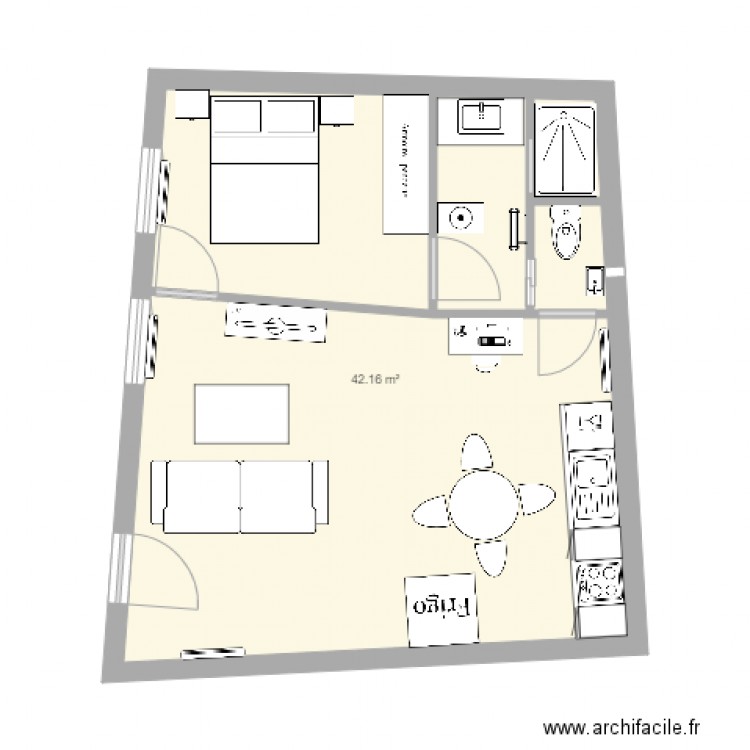 loriol rz jardin projet1. Plan de 0 pièce et 0 m2