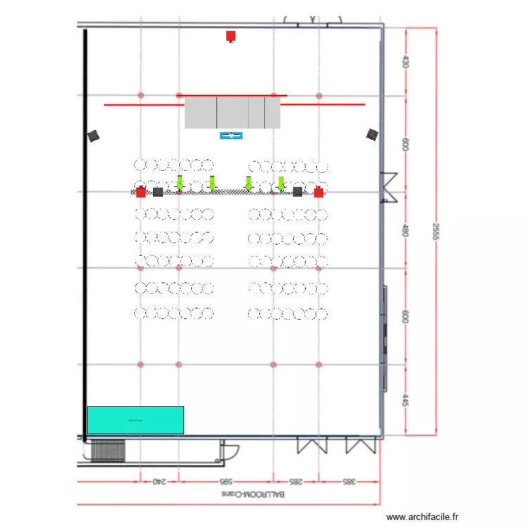 JLC Starling Geneva 1 140 chaises . Plan de 