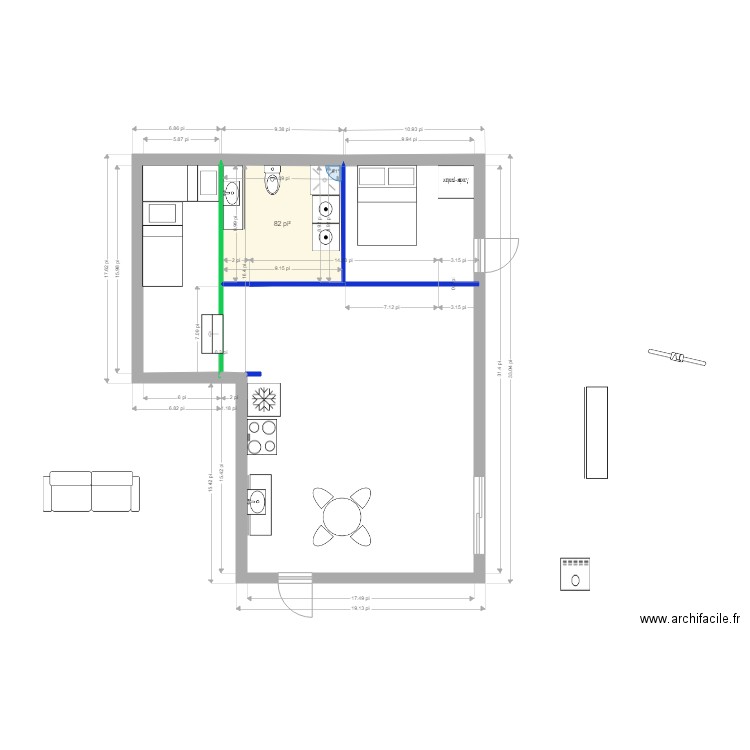 Chalet 20190320. Plan de 0 pièce et 0 m2