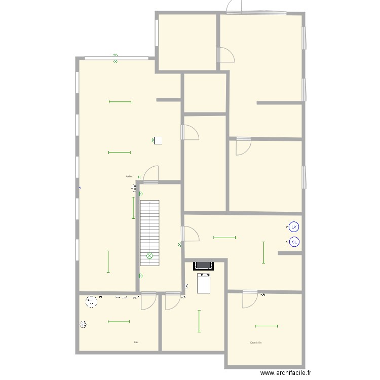 Cave Villa. Plan de 0 pièce et 0 m2