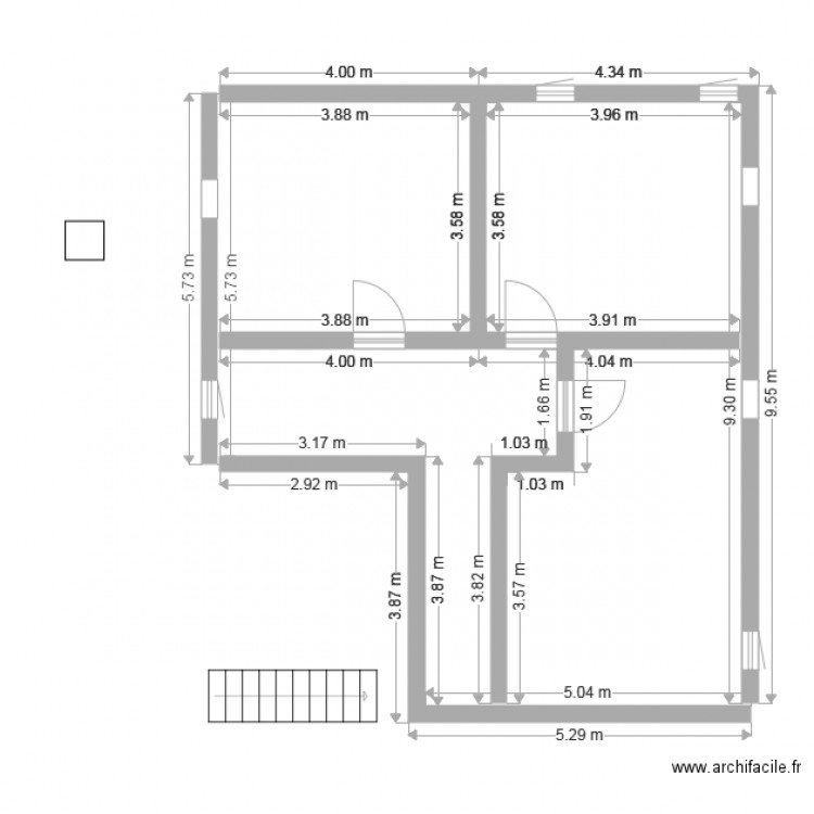 maison akerrou . Plan de 0 pièce et 0 m2