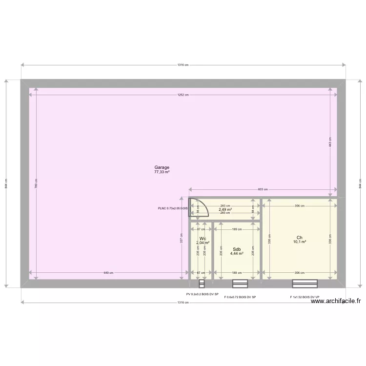 VANGILWEN. Plan de 
