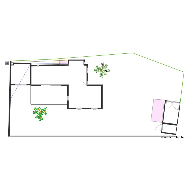 maison. Plan de 0 pièce et 0 m2