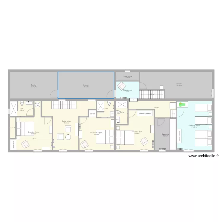 Maison Moelan 2020. Plan de 