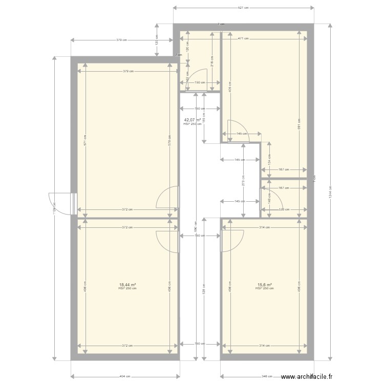 Gautrand Charline avec accès PMR. Plan de 0 pièce et 0 m2