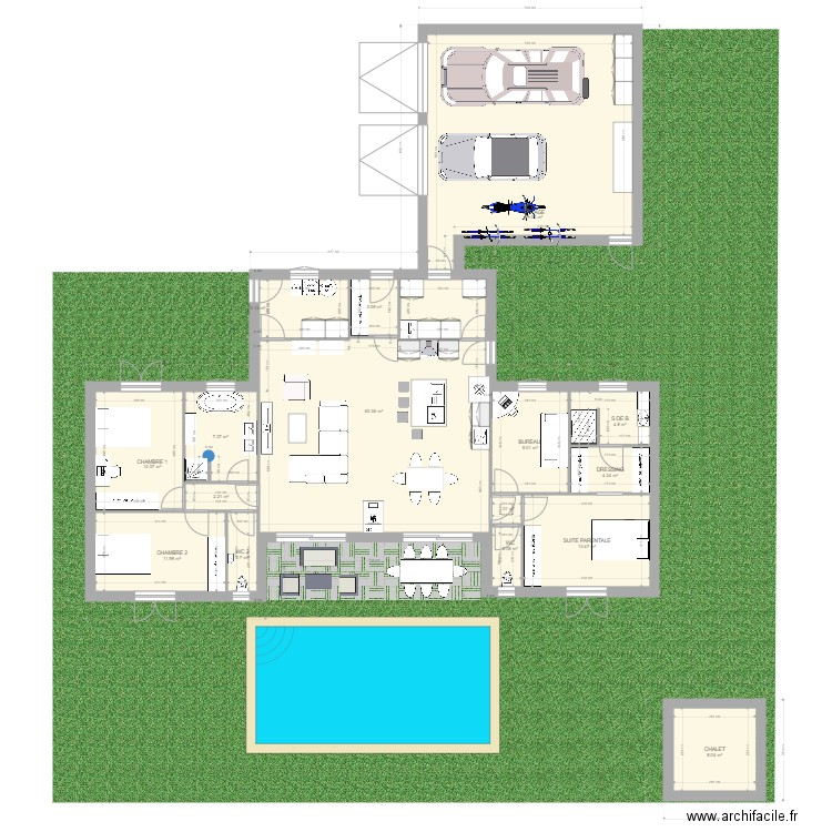 MAISONNN. Plan de 0 pièce et 0 m2