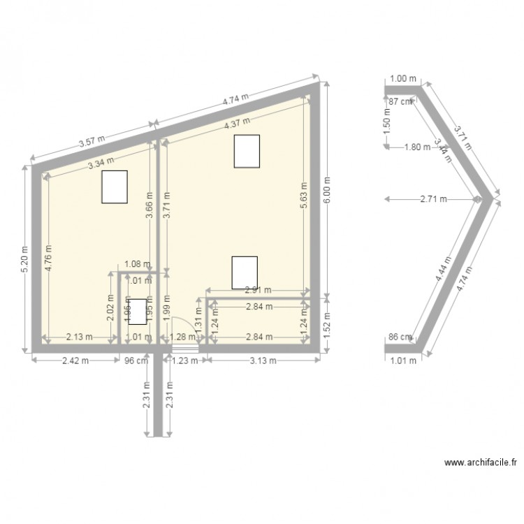 Plan. Plan de 0 pièce et 0 m2