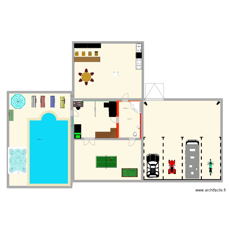jude maison. Plan de 0 pièce et 0 m2