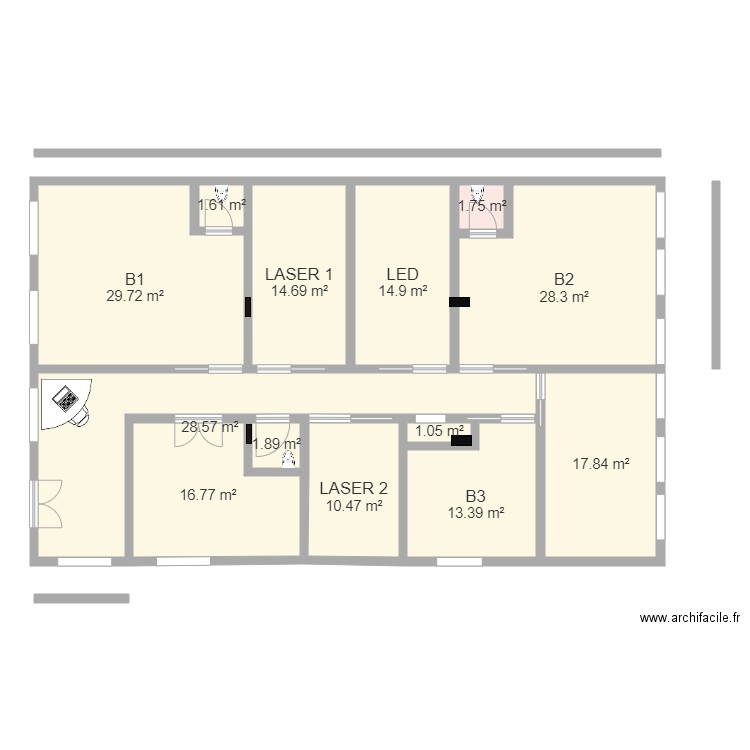 Cabinet. Plan de 0 pièce et 0 m2