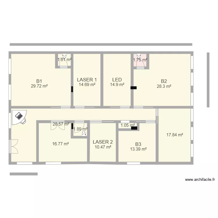 Cabinet. Plan de 