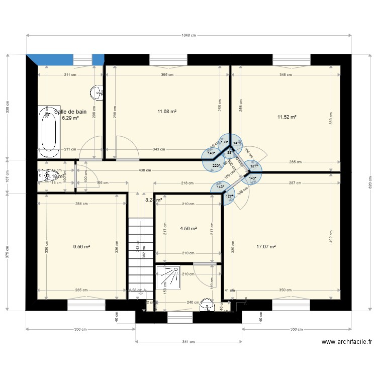Kodjo Chatillon 120 etage 4. Plan de 0 pièce et 0 m2